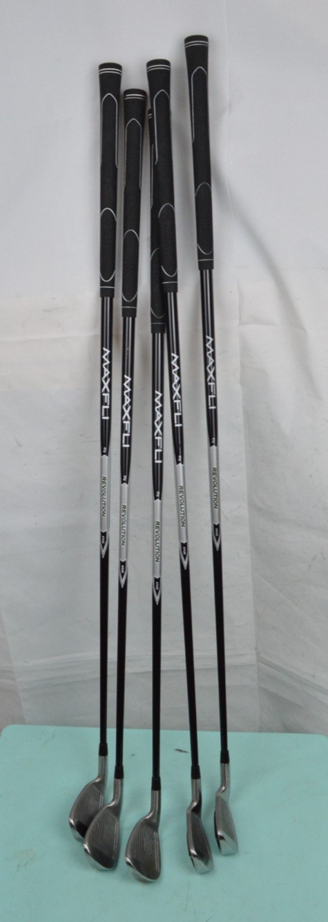 Maxfli Revolution Iron Golf Clubs Set Of x5 3-PW Steel Regular Flex RH Irons